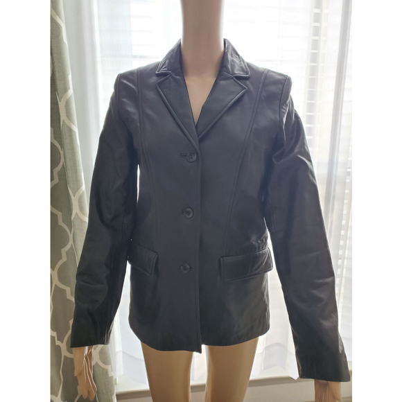 Kenneth Cole Leather Jacket - Picture 1 of 12